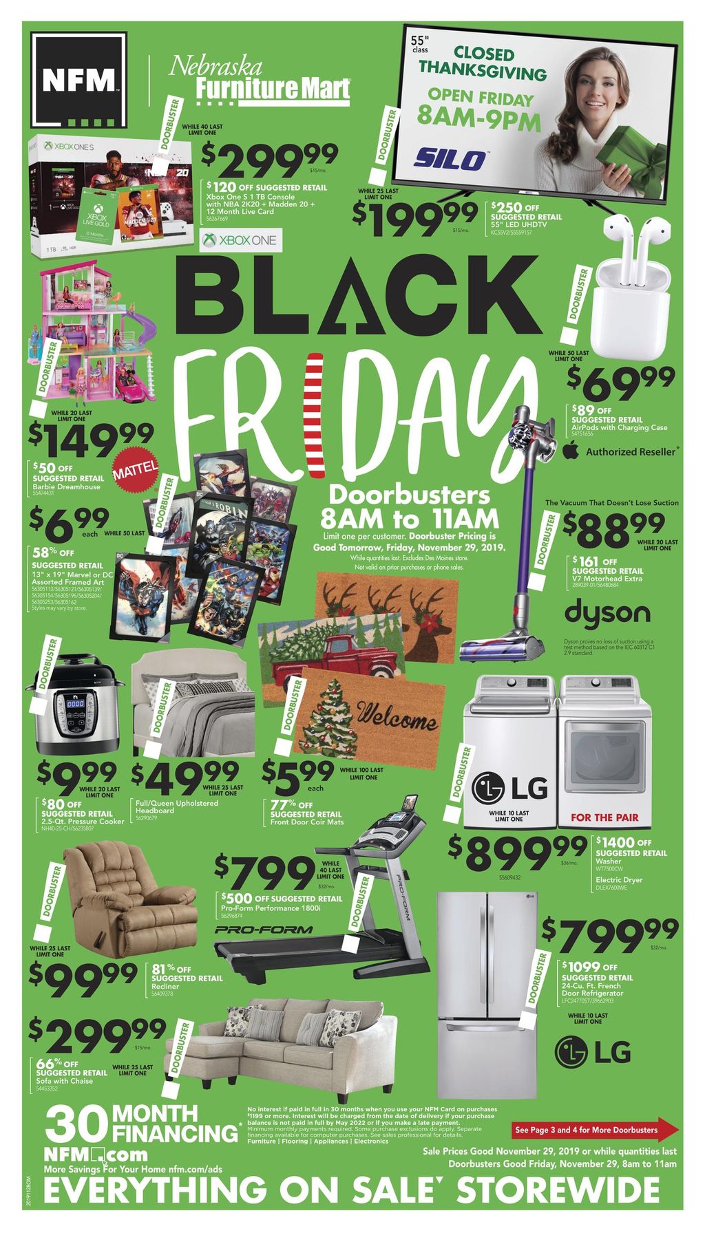 Nebraska Furniture Mart Black Friday Ad 2019